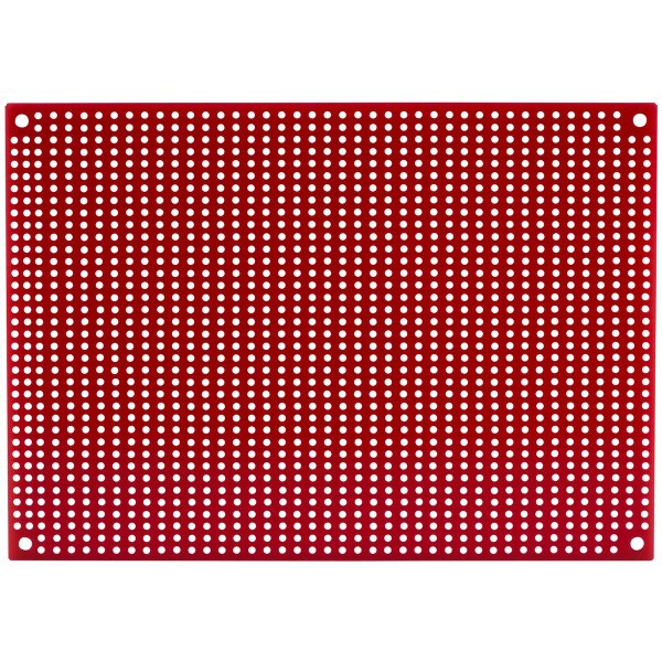 Red Perforated Large Hole Crossover Board Pair 5" x 7"